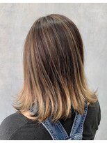 ラフ 八乙女(Rough)&nbsp;【Rough八乙女】ショコラベージュ×バレイヤージュ