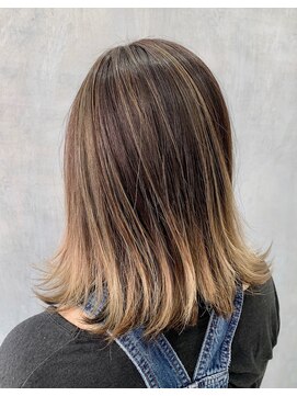 ラフ 八乙女(Rough) 【Rough八乙女】ショコラベージュ×バレイヤージュ