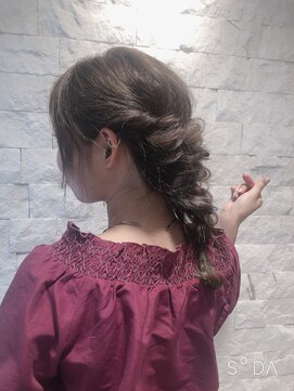 アース コアフュールボーテ 長野駅前店(EARTH coiffure beaute) 飾りいらずあみおろし！