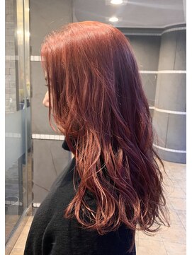ヘアーデザイン アズール(Hair Design Azur) 【Azur】1bleachでOK！“CHERRY RED”