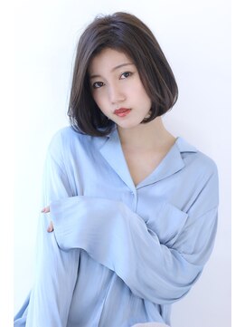 オーロ 宝塚店(ORO) オリーブカラーハイライトカラー小顔くすみカラーかきあげ前髪