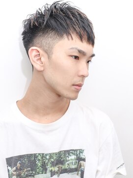 ルックグッドストア(LOOK GOOD STORE) かき上げスリークショートツーブロックビジネスウェットヘア36