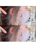 #インナーカラー×ミルクティー