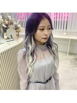 カシェ キョウマチ(cashe’e)&nbsp;purple color×エクステ！