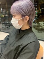 ヘアー アイス ルーチェ(HAIR ICI LUCE) ペールパープル ペールカラー パープルカラー 担当城倉