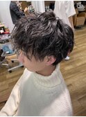 メンズマッシュ　ツイストスパイラルパーマ