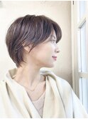 前髪あり大人ショート20代30代40代表参道