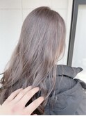 透明感グレージュカラー