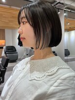 サロンドミルク 新百合ヶ丘店(salon de MiLK)&nbsp;コンパクト！ラインが綺麗なミニボブ♪