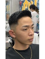 チルチェア 中野店(CHILL CHAIR)&nbsp;アップバングスキンフェード <中野> <理容室> <バーバー>