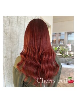 クラナ(clana) エクステでcherry red