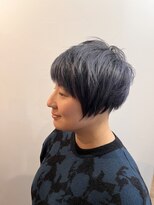 ピュアソウル(Pure Soul)&nbsp;N.Y.ドライカットでツーブロックショート×ダブルカラー［渋谷］