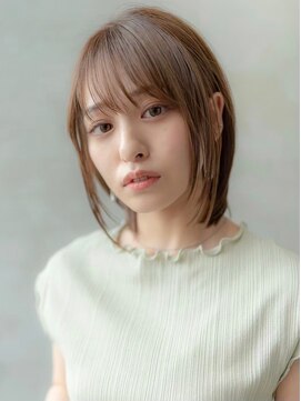 ドットハリス(.Hallis) 大人可愛い前髪/ミディアム/ボブ/20代30代/原宿/表参道