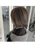 ハイライト×グレージュ