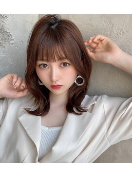 プラチナ(PLATINA) くびれヘア/韓国/透け感/くすみカラー/ロング/ベージュカラー