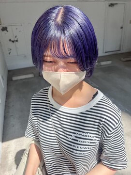 ミニム ヘアー(minim hair) 【minim×ハマダ】lavender　blue