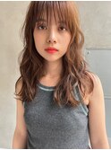 LANY横浜　ウェーブ巻き×キャメルブラウン