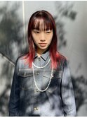 【nao. style】赤髪 グラデーション