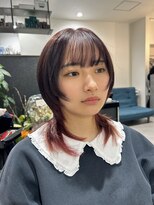 ノア(noah.)&nbsp;ピンクインナーカラー/スタンダードウルフ