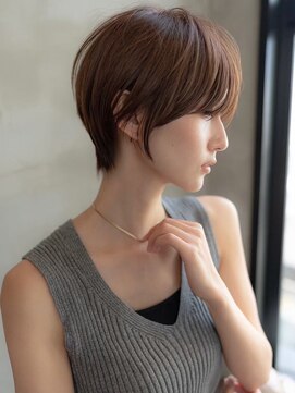 イオ 本厚木(io) 大人かわいい似合わせカットショートヘアシースルーバング小顔