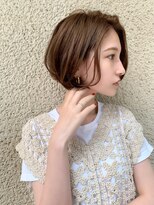 ハローバイシー 仙台(Hello by Sea)&nbsp;ブリーチなしハイトーン×ショート/韓国風ボブ[仙台]