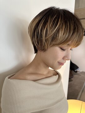 パーク(PARK) マッシュショートボブマッシュボブウルフハイライトカラー