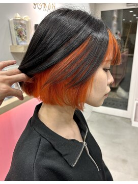 デコラソラン 本川越(DECORA SORAN) ミニボブ×オレンジインナー◎
