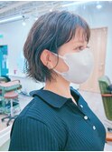 地毛風カラー/ナチュラルレイヤーカット/ショートボブ[船橋]
