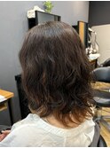【ミディアムパーマ×トリートメントメン】鎌取/パーマ