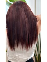 ファムバイアヴァンス(Femme by AVANCE.)&nbsp;髪質改善×ブリーチなし×スカーレットカラー