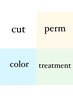 カット+艶カラー+デジタルパーマ+ハホニコトリートメント☆