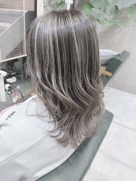 デイズ(days) アッシュグレージュ　バレイヤージュカラー