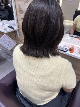 アヴァンス 江坂店(AVANCE.) レイヤーボブ×ダークグレージュ