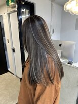 エトラ 渋谷店(etora)&nbsp;after→Before※右スワイプ小顔◎ネビージュ ハイライトカラー