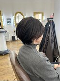 骨格修正ショートボブ