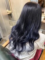 ルフレ 新宿本店2nd(Reflet) ◎プルエクステダイヤモンド ブルーブラック