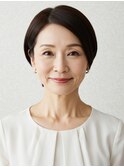 60代にオススメ★上品タイトショート