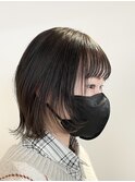 【モリオ松戸 藤原】艶々ミディアムウルフヘア