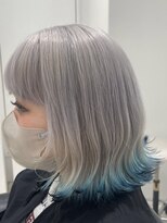 エアー 銀座(air)&nbsp;★青木耀平★ダブルカラー★ブルーエンドカラー