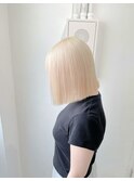 抜きっぱなしブロンド　ホワイトブロンド