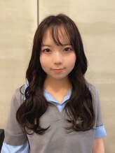 【小顔見せ◎】 顔周りカット＋フルカラー＋トリートメント ￥6000