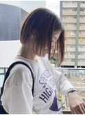 ボブ／ミニボブ／ショートボブ／切りっぱなしボブ