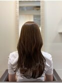 ミディアムヘア/暗めカラー/グランマッシュ/大津/瀬田