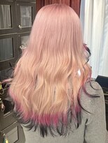 プライズ 錦糸町北口店(prize) ホワイトピンク/エンドカラー/デザインカラー【錦糸町北口】hina