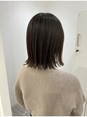 髪質改善酸性ストレート×外はねボブ