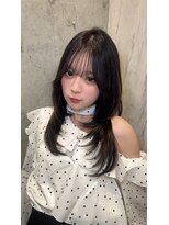 ロンドルピナス 小倉(Lond Lupinus) 黒髪カタログ/オリーブグレー/ココアベージュ/小顔に見せるヘア