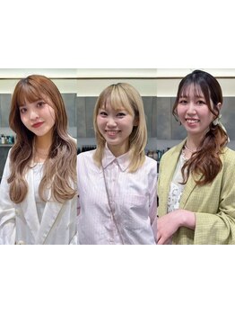 実力派スタイリストがトレンドと似合わせを押さえたスタイルをご提案させていただきます。