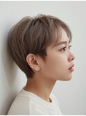 20代~50代/小顔ショート/透明感アッシュ/【大宮】