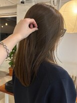 ライン(LINE)&nbsp;ブリーチなしダブルカラー/オリーブベージュ