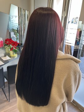 イング(ING) ブリーチなしレッドダブルカラー